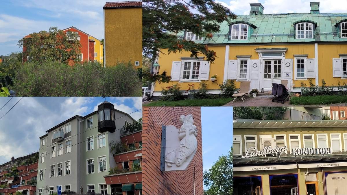 Vad gör Gröndal till en småstad i staden?