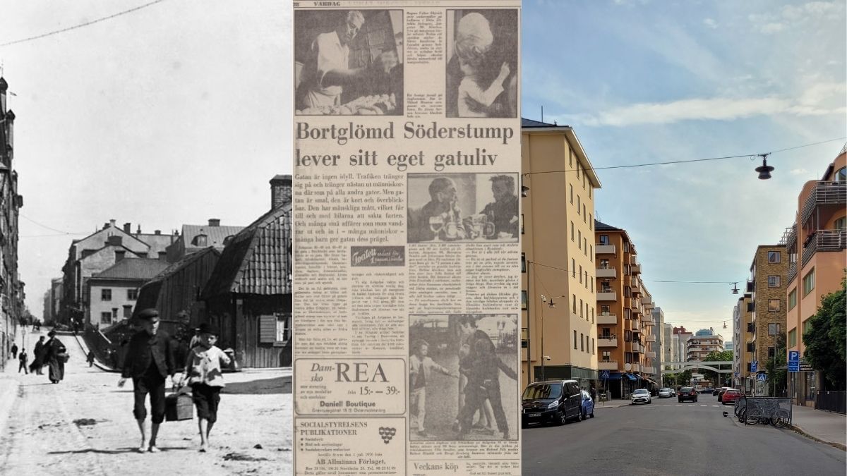 Hur ser vardagslivet ut på en liten Södermalmsgata förr och nu?